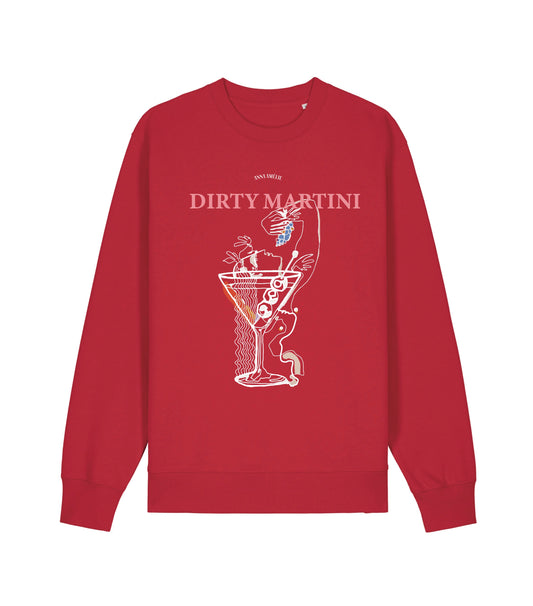 “DIRTY MARTINI” SWEATER | CHILI RED