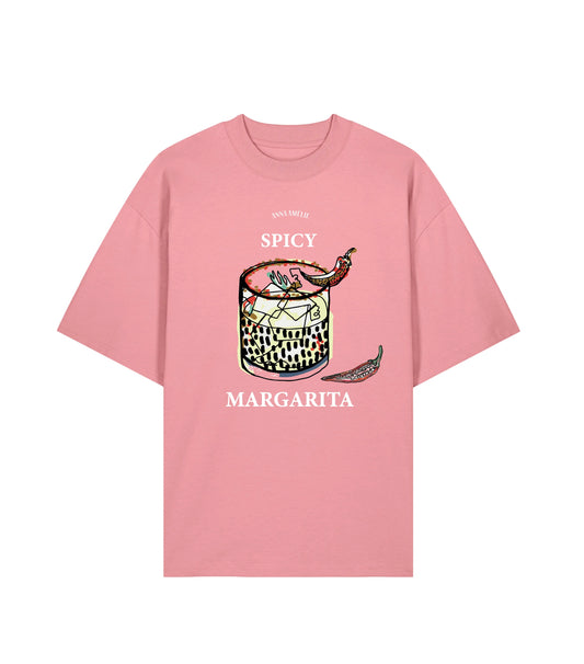 “SPICY MARGARITA” T-SHIRT | FLAMINGO PINK