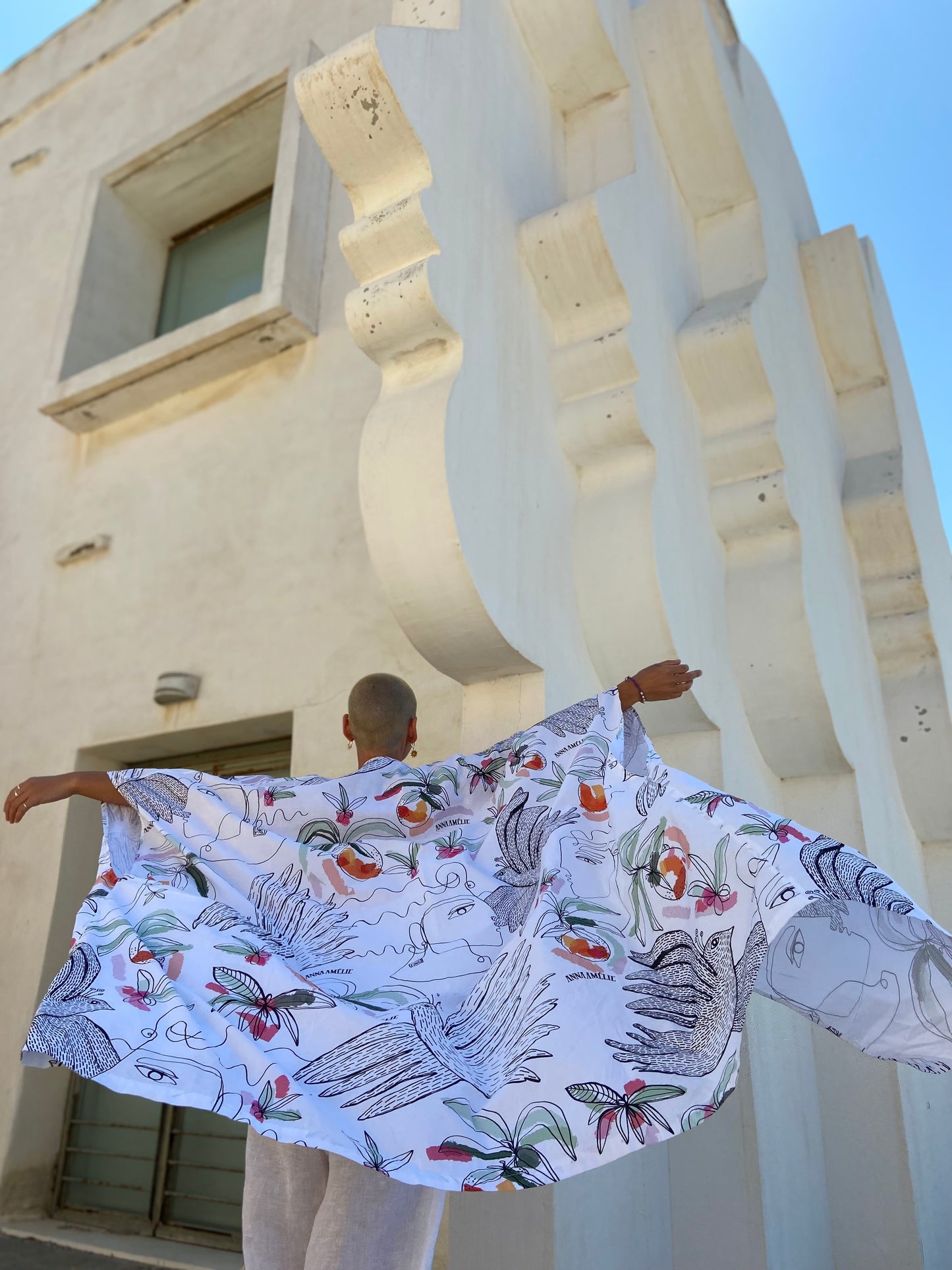 Special Pre-Order | CAFTAN - BIRDS PRINT | COLORFUL